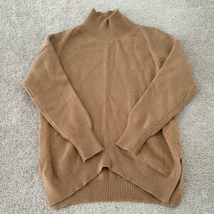Anthropologie Maeve Brown Turtleneck Sweater